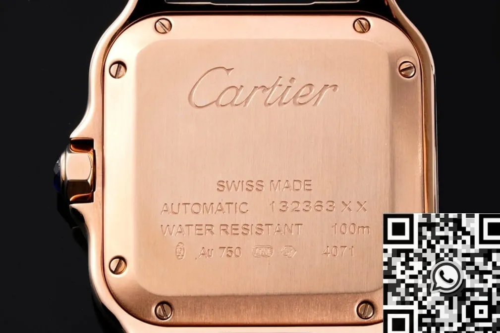 Cartier De Santos WJSA0009 Silver Gray Watch BV Factory Tailored 2487