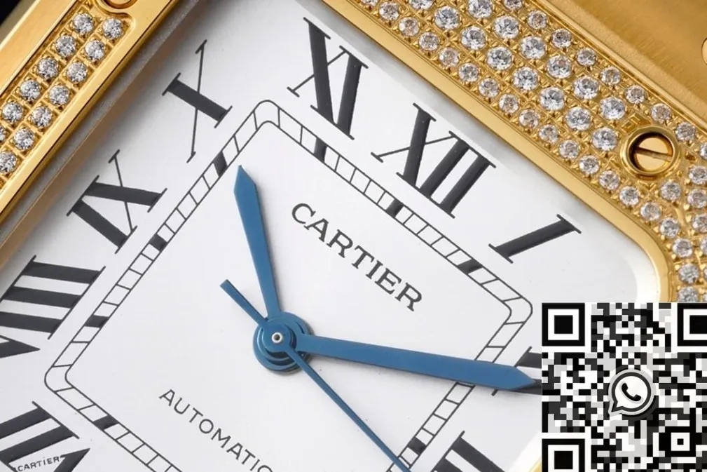 Cartier De Santos WJSA0010 Gold Watch BV Factory Breathable 2488