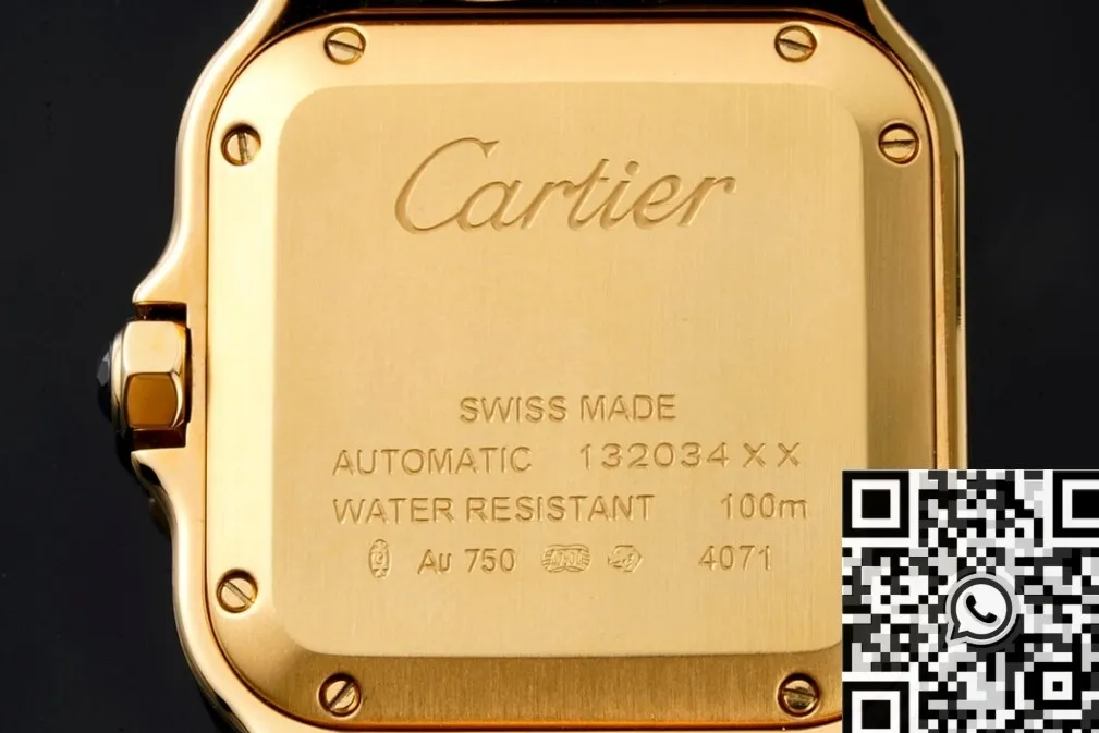 Cartier De Santos WJSA0010 Gold Watch BV Factory Breathable 2488