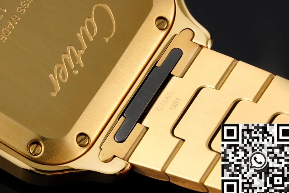Cartier De Santos WJSA0010 Gold Watch BV Factory Breathable 2488