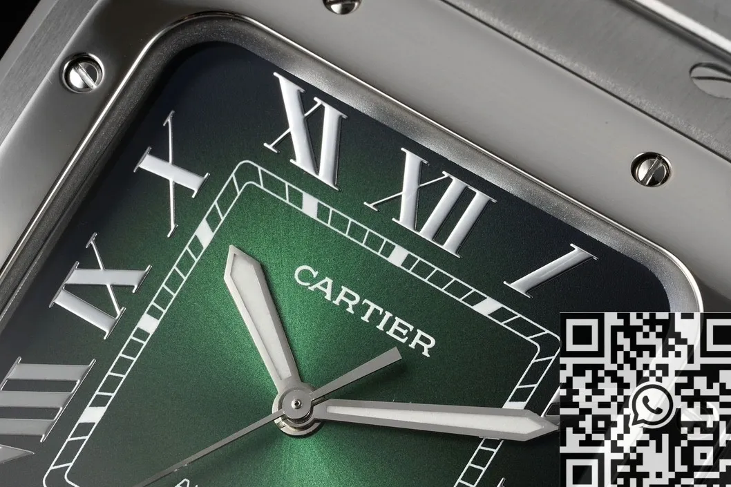 Cartier De Santos WSSA0061 Gradient Green Watch BV Factory EasyCare 2489