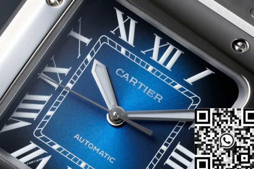 Supportive Cartier De Santos WSSA0063 Gradient Blue Watch BV Factory 2490