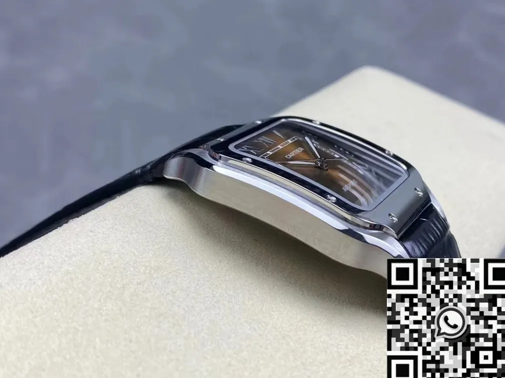 Cartier De Santos WSSA0064 Black Belt Watch BV Factory Reliable 2491