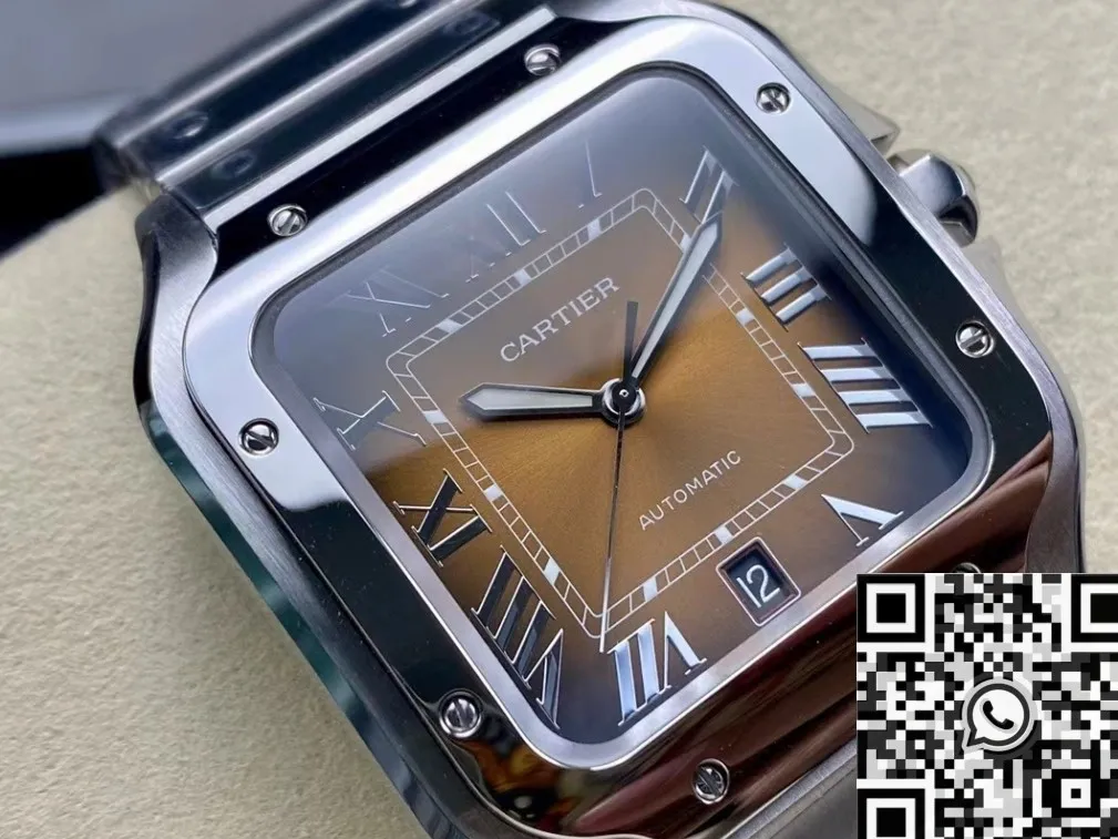 Cartier De Santos WSSA0064 Gradual Brown Dial Watch BV Factory Packable 2492