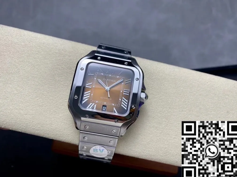 Cartier De Santos WSSA0064 Gradual Brown Dial Watch BV Factory Packable 2492