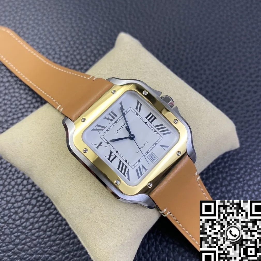 Cartier Santos W2SA0006 Leather Strap Watch BV Factory Casual 2497