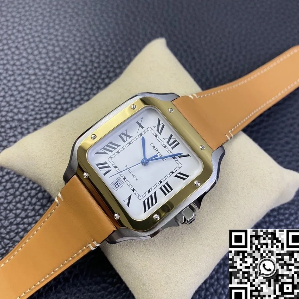 Cartier Santos W2SA0006 Leather Strap Watch BV Factory Casual 2497