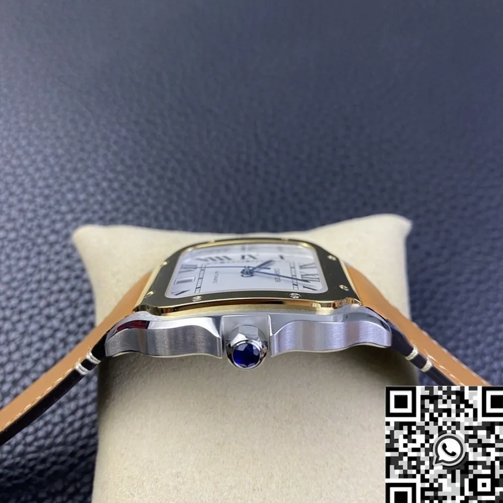 Cartier Santos W2SA0006 Leather Strap Watch BV Factory Casual 2497