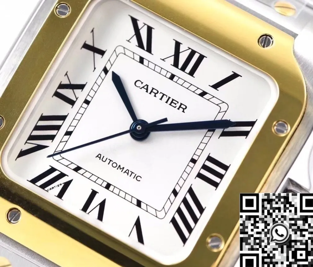 Cartier Santos W2SA0016 White Dial Watch BV Factory WeatherProof 2493