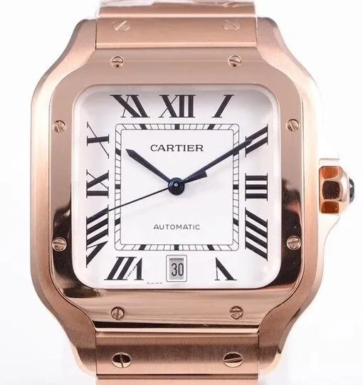 Cartier Santos WGSA0018 Rose Gold Watch BV Factory StreetReady 2496