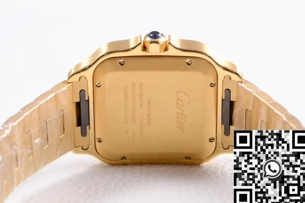 Cartier Santos WGSA0029 Gold Watch BV Factory FlexibleFit 2494