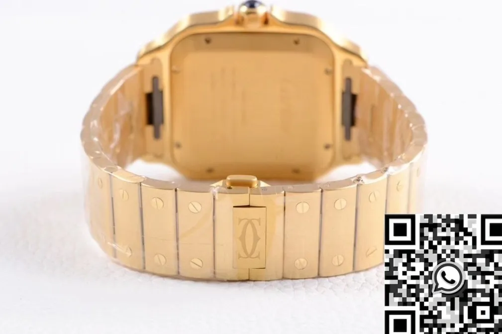 Cartier Santos WGSA0029 Gold Watch BV Factory FlexibleFit 2494