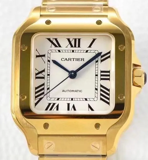 RelaxedFit Cartier Santos WGSA0030 Gold Watch Case BV Factory 2498