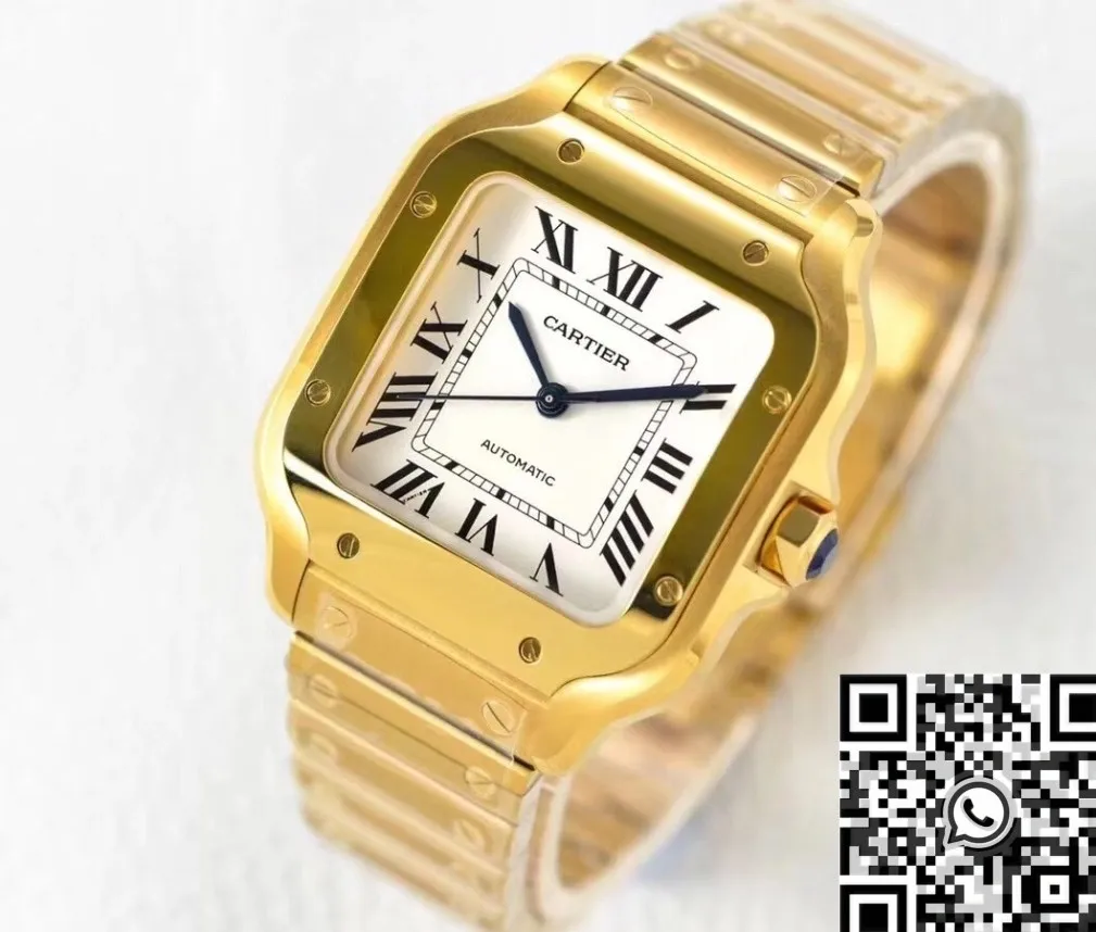 RelaxedFit Cartier Santos WGSA0030 Gold Watch Case BV Factory 2498
