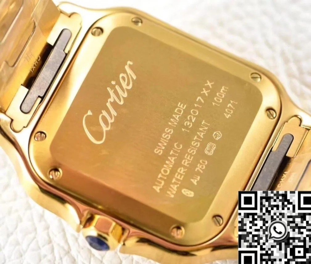 RelaxedFit Cartier Santos WGSA0030 Gold Watch Case BV Factory 2498