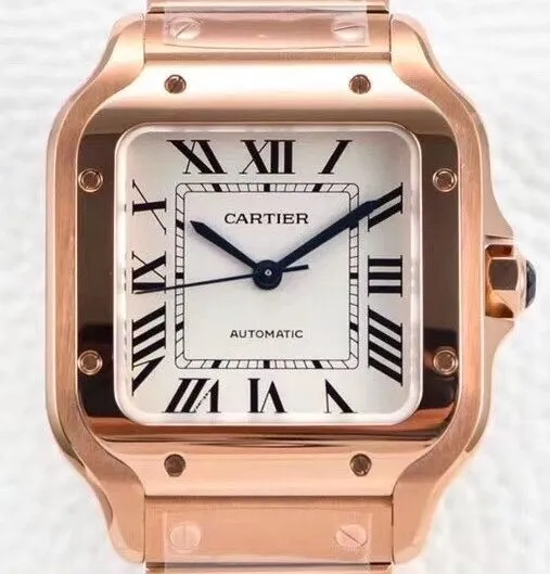 Cartier Santos WGSA0031 Rose Gold Watch BV Factory EyeCatching 2501
