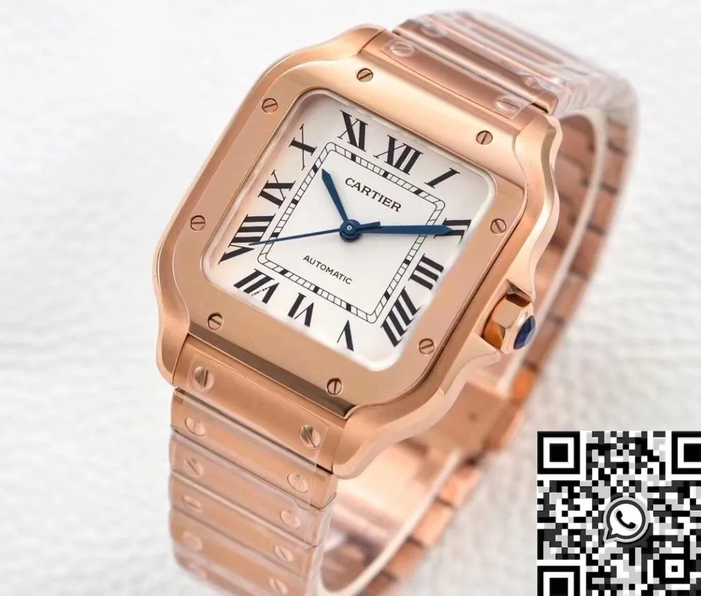 Cartier Santos WGSA0031 Rose Gold Watch BV Factory EyeCatching 2501