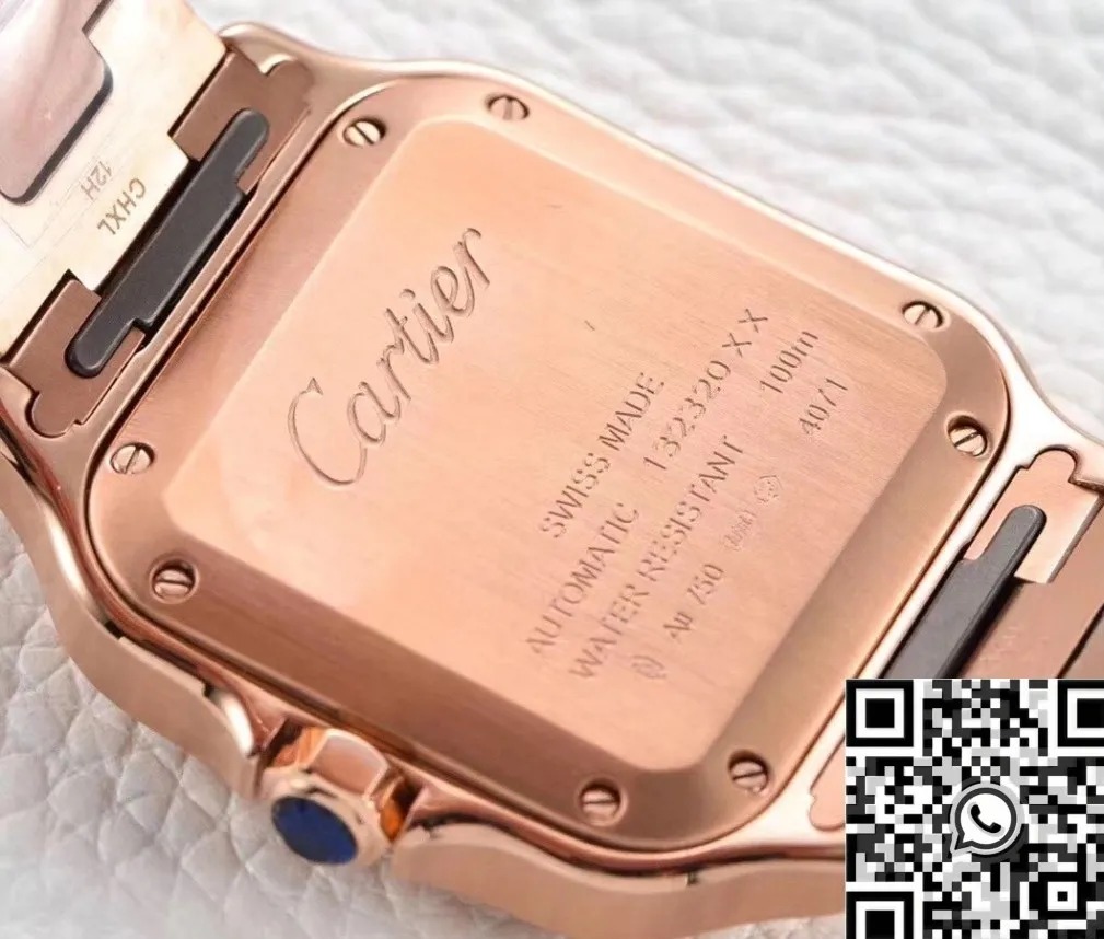 Cartier Santos WGSA0031 Rose Gold Watch BV Factory EyeCatching 2501
