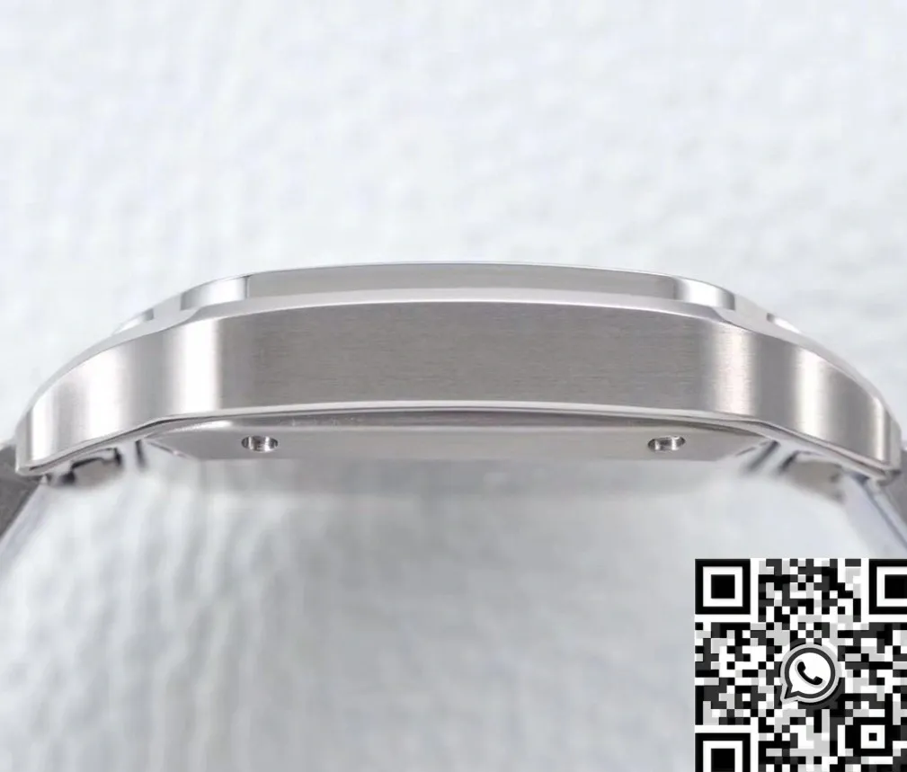 Cartier Santos WSSA0029 Whit Dial Watch BV Factory Original 2495