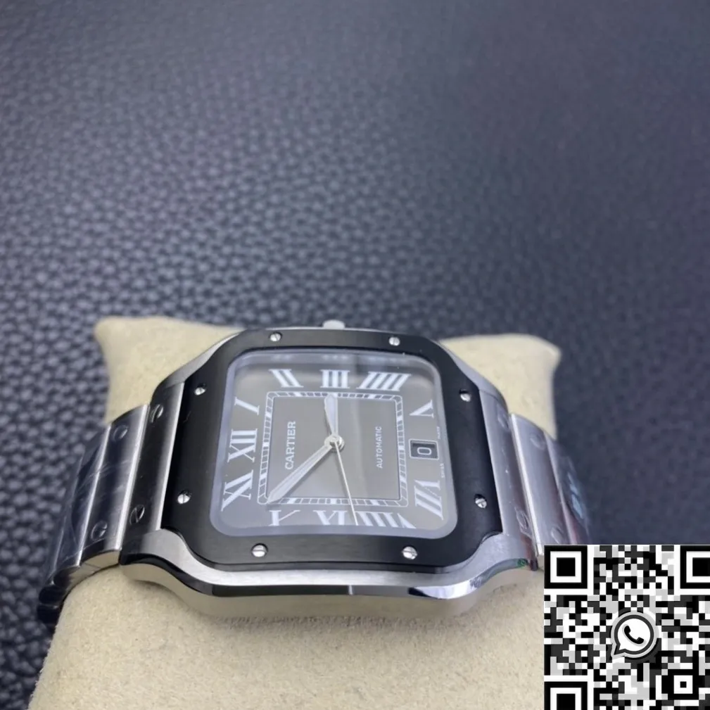 FastDry Cartier Santos WSSA0037 Grey Dial Watch BV Factory 2504
