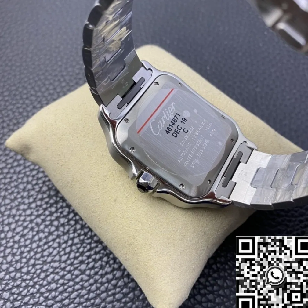 FastDry Cartier Santos WSSA0037 Grey Dial Watch BV Factory 2504