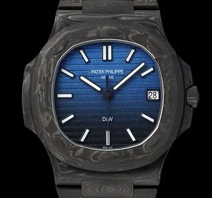 TimelessDesign DIW Custom Patek Philippe Nautilus Gradient Blue Watch 723