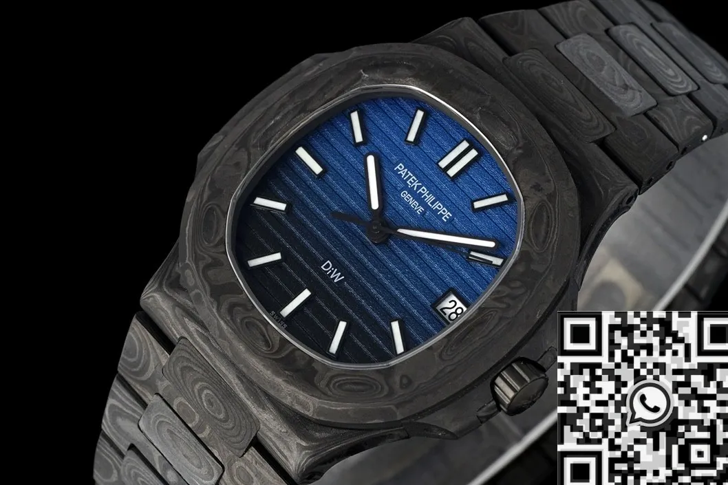 TimelessDesign DIW Custom Patek Philippe Nautilus Gradient Blue Watch 723