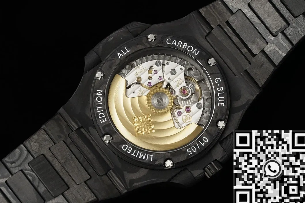 TimelessDesign DIW Custom Patek Philippe Nautilus Gradient Blue Watch 723