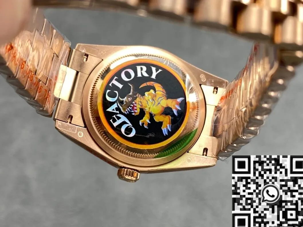 Breathable Day And Date Rolex M128239 Size 36mm Rose Gold Watch Q Factory 2719