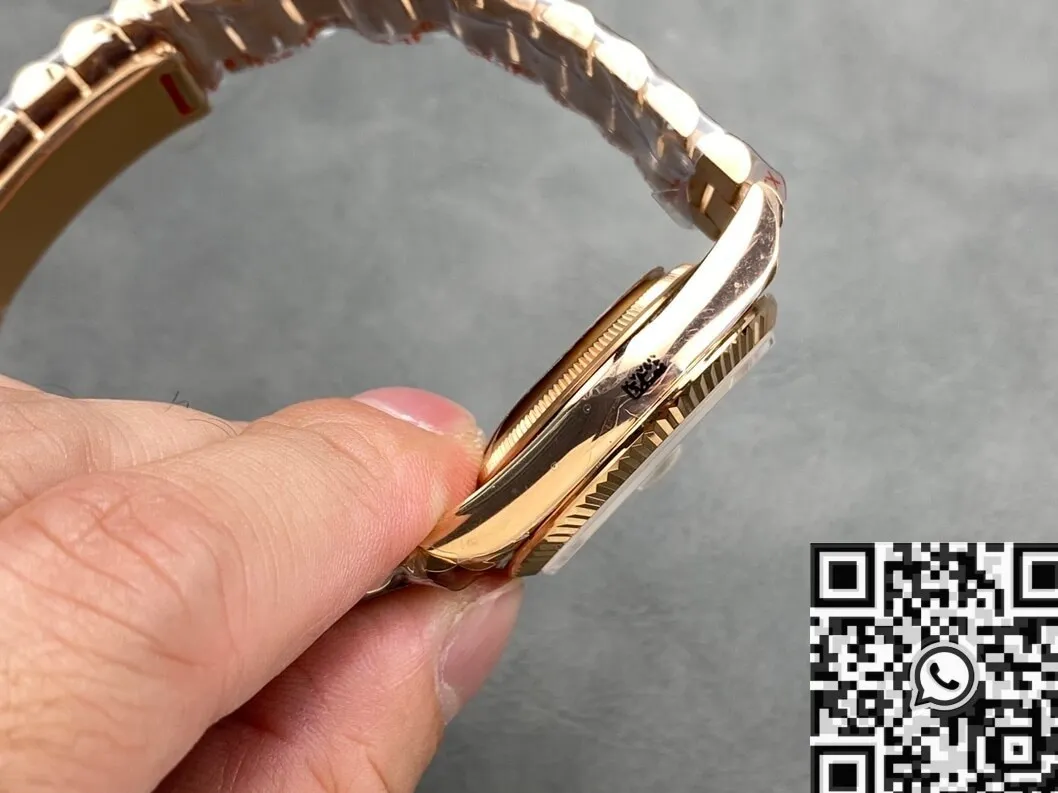 Breathable Day And Date Rolex M128239 Size 36mm Rose Gold Watch Q Factory 2719