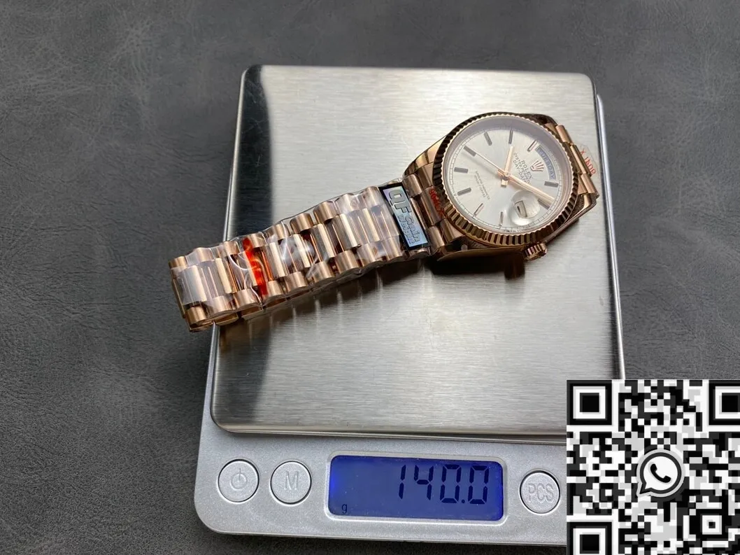 Breathable Day And Date Rolex M128239 Size 36mm Rose Gold Watch Q Factory 2719