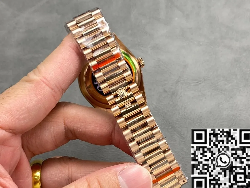 Day Date 36 Rolex M128235 Diamond Scale Watch Q Factory Contemporary 2712