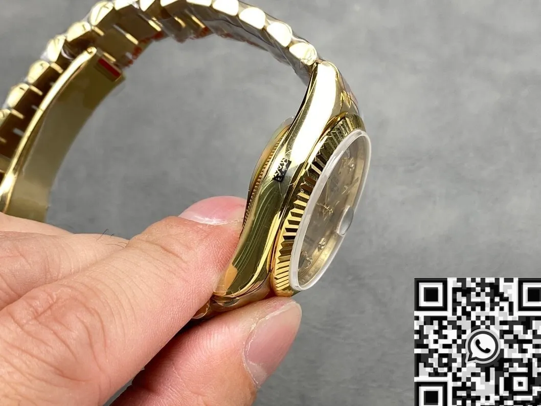 Trendsetting Day Date Rolex Diamond M128238 – 0008 Diamond Scale 36mm Watch Q Factory 2704