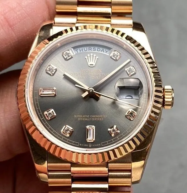 Modern Day Date Watch Rolex M128235-0050 Size 36mm Q Factory 2709