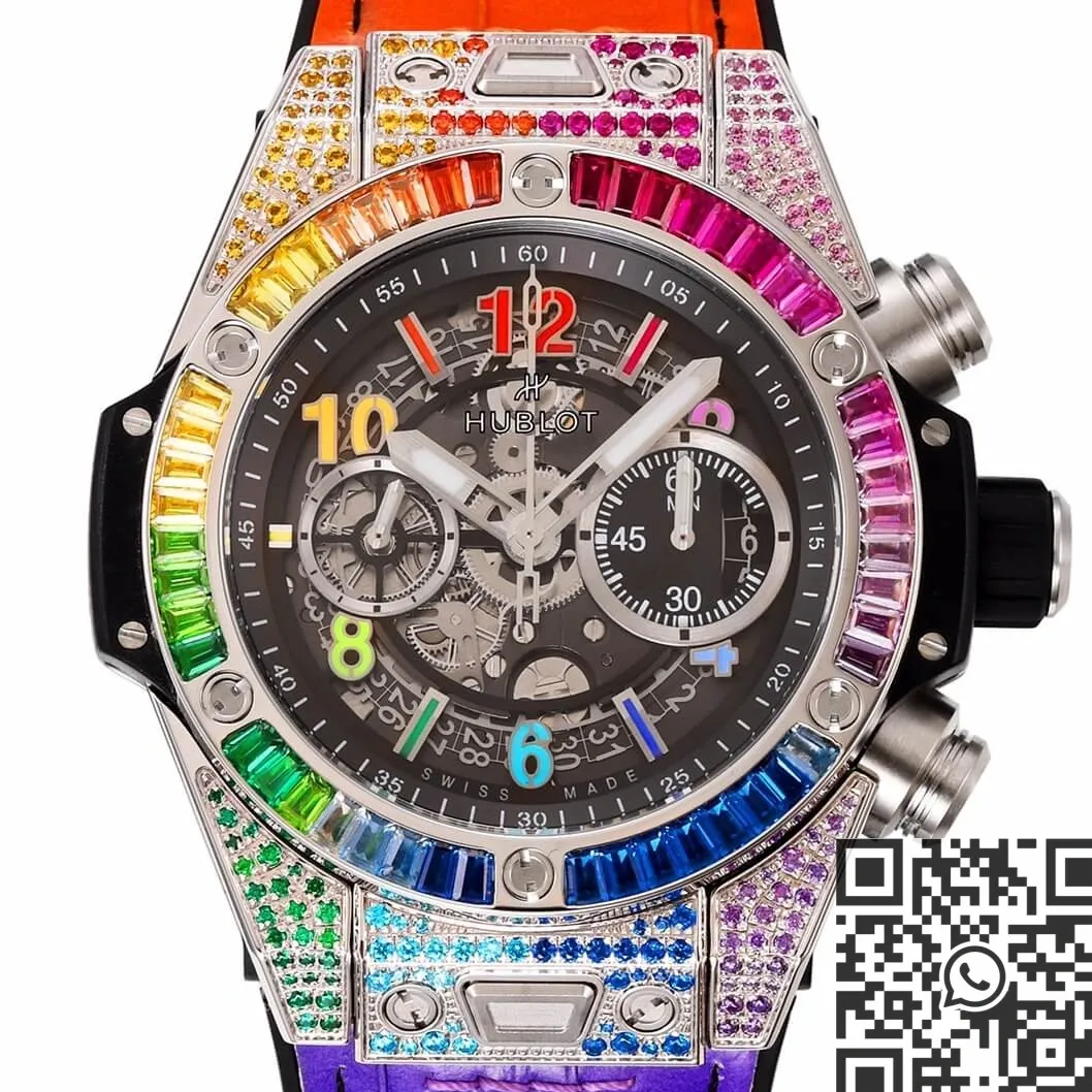 OnTrend Hublot BIG BANG Unico 411.NX.1117.LR.0999 Rainbow Skeleton Dial Watch ZF Factory 2212