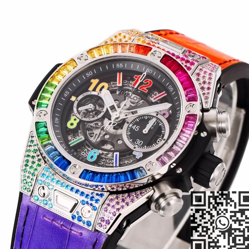 OnTrend Hublot BIG BANG Unico 411.NX.1117.LR.0999 Rainbow Skeleton Dial Watch ZF Factory 2212