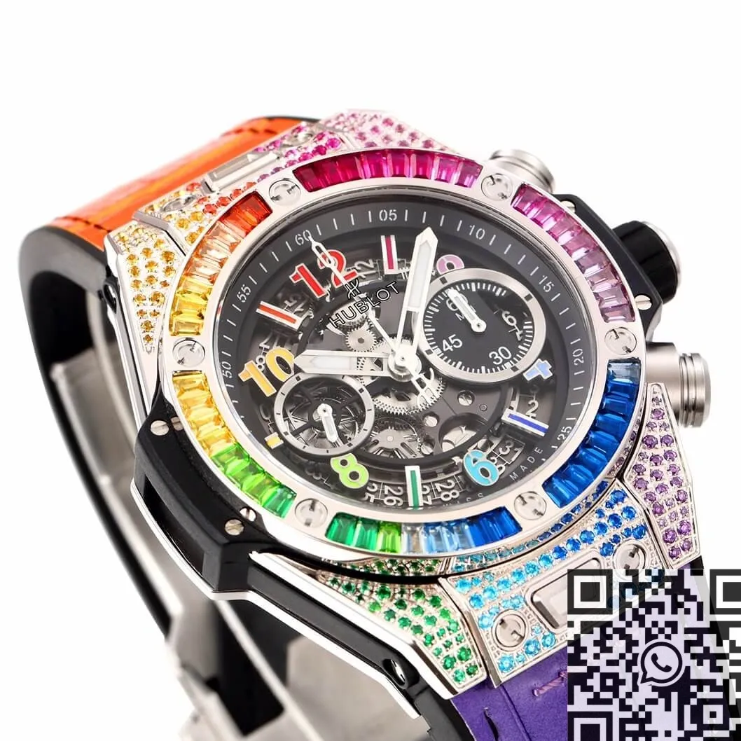 OnTrend Hublot BIG BANG Unico 411.NX.1117.LR.0999 Rainbow Skeleton Dial Watch ZF Factory 2212