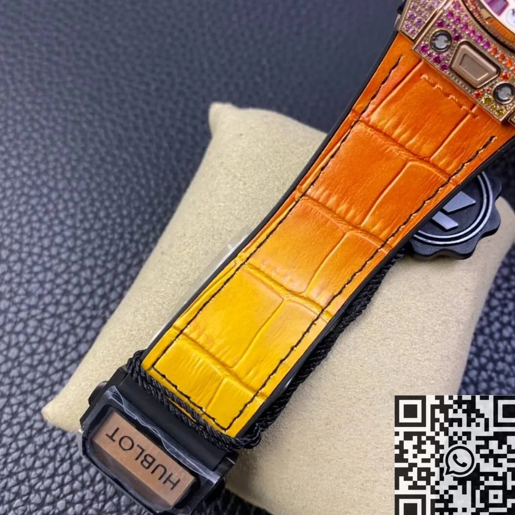 Hublot BIG BANG Unico 411.OX.9910.LR.0999 Rainbow Rose Gold Watch ZF Factory Practical 2214