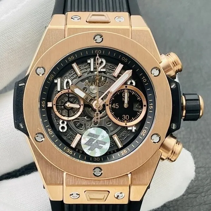 Hublot BIG BANG Unico 421.OX.1180.RX Gold Watch ZF Factory Minimalist 2220