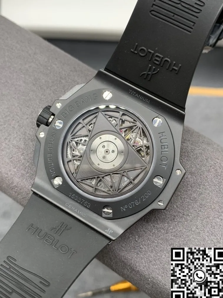 Hublot Big Bang Sang Bleu II 418.CX.1114.RX.MXM20 Black Ceramics Watch BBF Factory Premium 2673