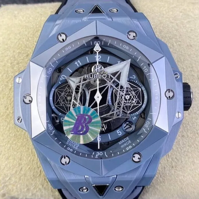 Hublot Big Bang Sang Bleu II 418.FX.8007.RX.MXM21 Ceramics Watch BBF Factory Durable 2674