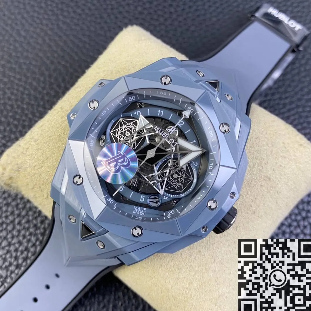 Hublot Big Bang Sang Bleu II 418.FX.8007.RX.MXM21 Ceramics Watch BBF Factory Durable 2674