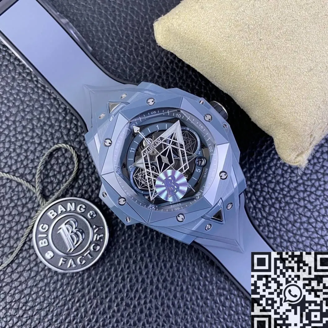 Hublot Big Bang Sang Bleu II 418.FX.8007.RX.MXM21 Ceramics Watch BBF Factory Durable 2674