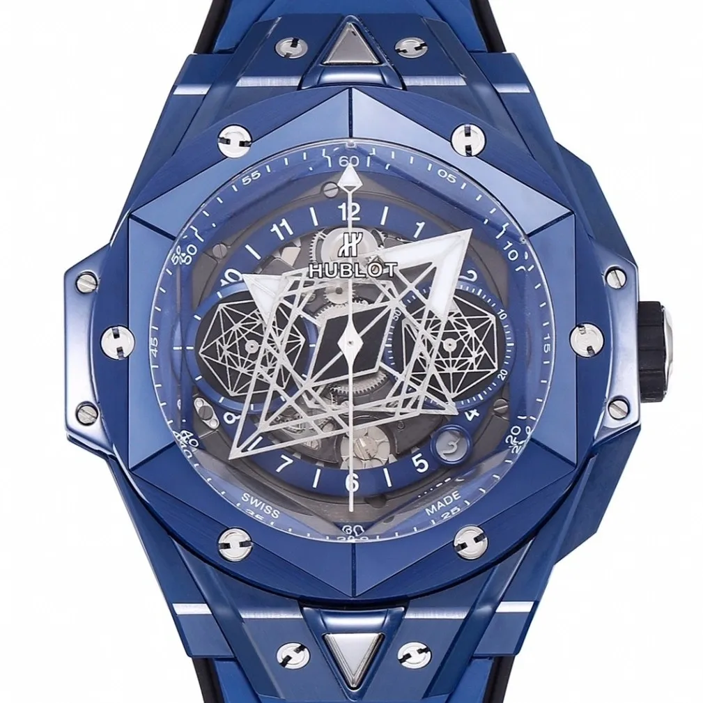 Hublot Big Bang Sang Bleu II 418.GX.5207.RX.MXM22 Blue Ceramics BBF Factory Minimalist 2672
