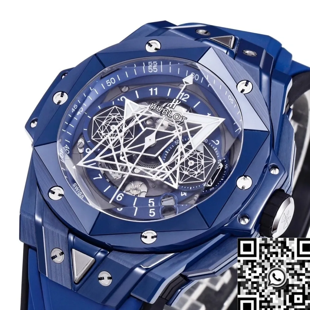Hublot Big Bang Sang Bleu II 418.GX.5207.RX.MXM22 Blue Ceramics BBF Factory Minimalist 2672