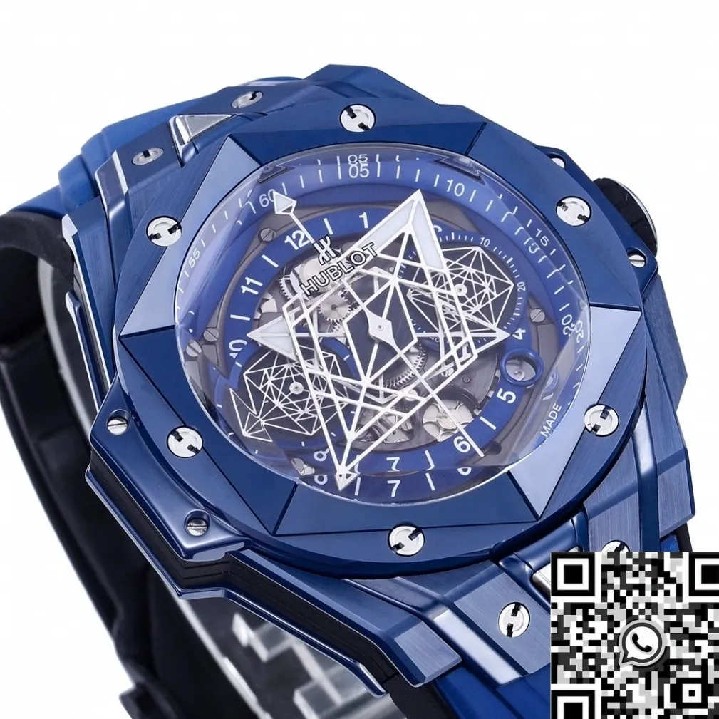 Hublot Big Bang Sang Bleu II 418.GX.5207.RX.MXM22 Blue Ceramics BBF Factory Minimalist 2672