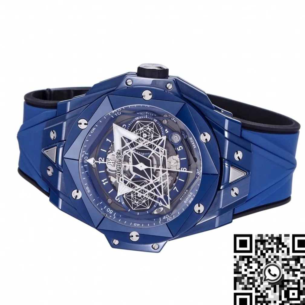 Hublot Big Bang Sang Bleu II 418.GX.5207.RX.MXM22 Blue Ceramics BBF Factory Minimalist 2672