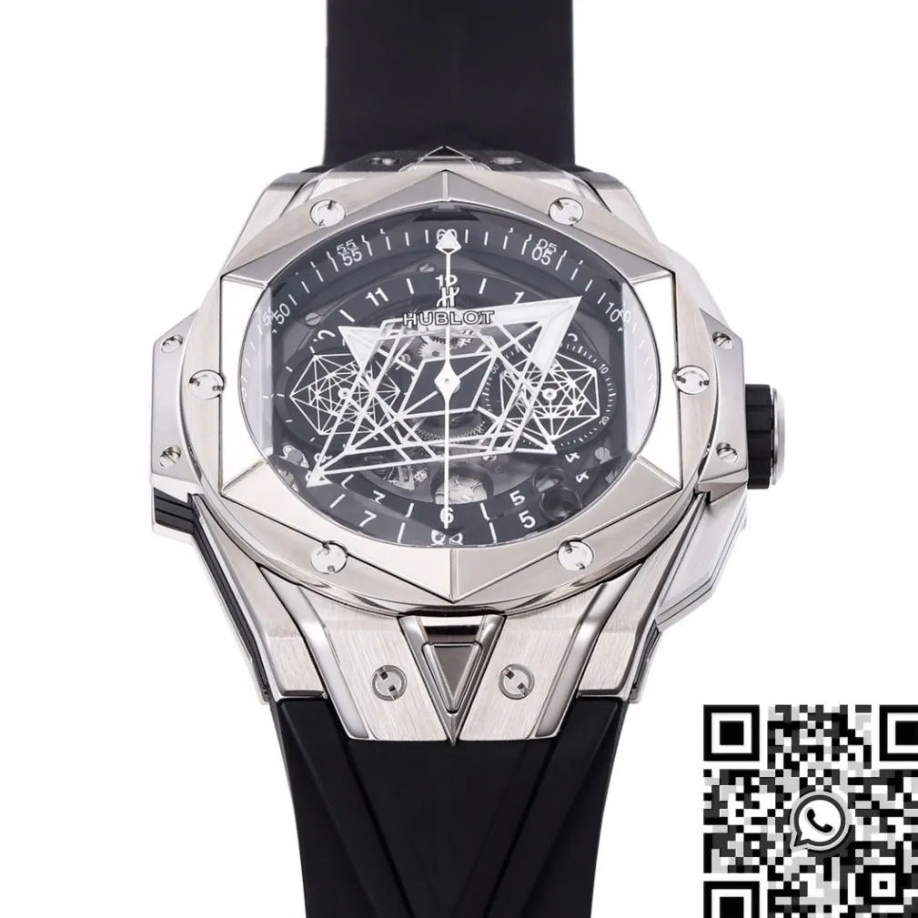 Stylish Hublot Big Bang Sang Bleu II 418.NX.1107.RX.MXM19 Titanium Case Watch BBF Factory 2688