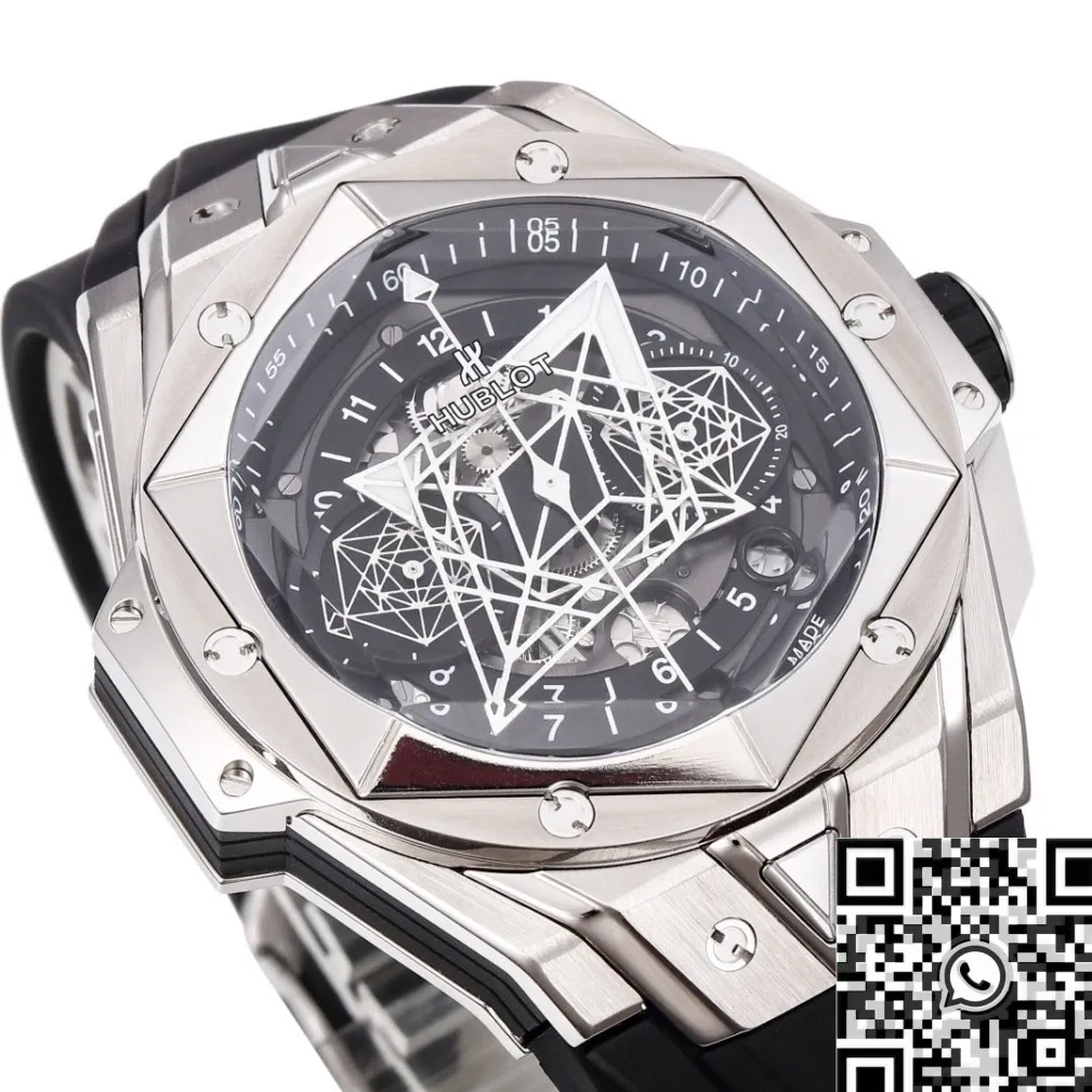 Stylish Hublot Big Bang Sang Bleu II 418.NX.1107.RX.MXM19 Titanium Case Watch BBF Factory 2688