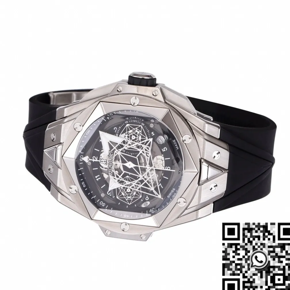Stylish Hublot Big Bang Sang Bleu II 418.NX.1107.RX.MXM19 Titanium Case Watch BBF Factory 2688
